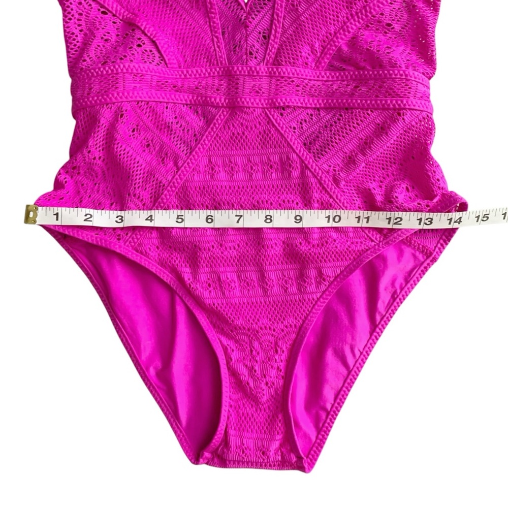 BECCA Pink One Piece Swimsuit! Retail $128. - Picture 3 of 7